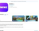 Zrzut ekranu z listy Fortnite na stronie Apple w amerykańskim App Store. (Źródło obrazu: Screengrab z amerykańskiego App Store)