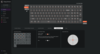 Emulacja kontrolera analogowego Keychron Launcher. 