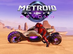 Baner Metroid Prime 4: Beyond przedstawiający Samus Aran na rowerze (źródło obrazu: Nintendo of America YouTube z poprawkami)