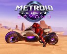 Baner Metroid Prime 4: Beyond przedstawiający Samus Aran na rowerze (źródło obrazu: Nintendo of America YouTube z poprawkami)