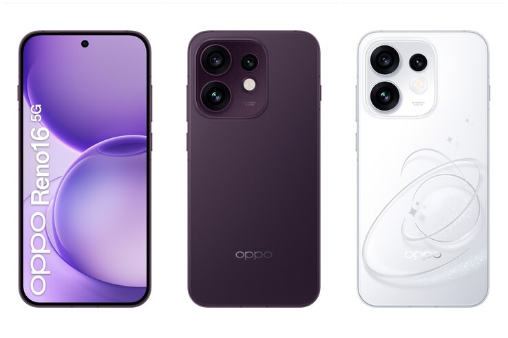 Zwykły OPPO Reno 16.
