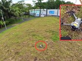 Odkryty przypadkiem w parku przez rowerzystę górskiego: DJI Mini 5 Pro, którego premiera spodziewana jest już w sierpniu. (Źródło zdjęcia: Mauro Tandoi, edytowane)