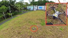Odkryty przypadkiem w parku przez rowerzystę górskiego: DJI Mini 5 Pro, którego premiera spodziewana jest już w sierpniu. (Źródło zdjęcia: Mauro Tandoi, edytowane)