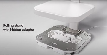 LG Smart Monitor Swing sprytnie ukrywa zasilacz. (Źródło zdjęcia: LG)