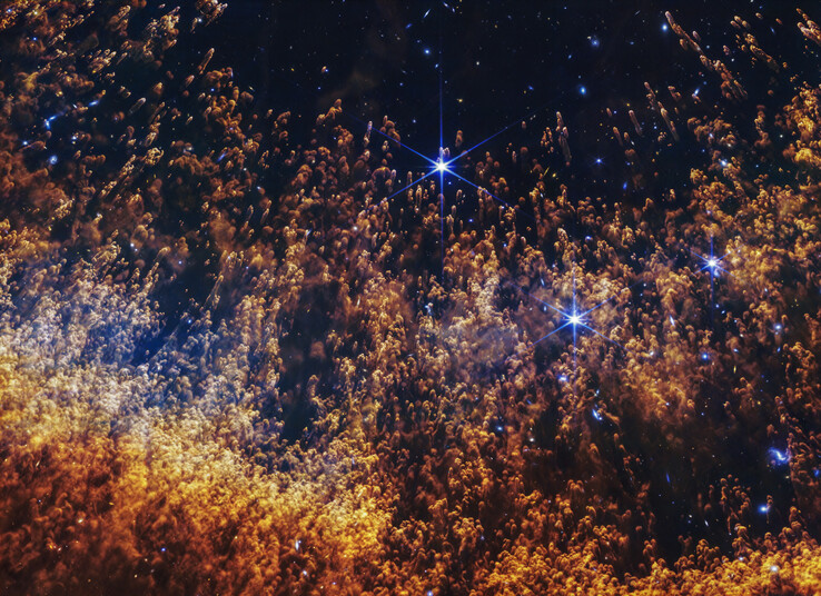 Nowe zdjęcie Webba przedstawiające część Mgławicy Spirala (źródło zdjęcia: NASA, ESA, CSA, STScI)