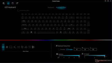 Efekty świetlne RGB dla każdego klawisza klawiatury