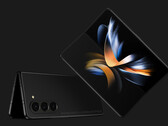 Wydaje się, że niewiele dzieli design modelu Galaxy Z Fold4 od jego następcy, fot. (Źródło obrazu: @OnLeaks &amp; SmartPrix)