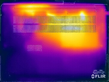 Test naprężeń w temperaturach powierzchniowych (dół)