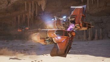 Na zdjęciu: zrzut ekranu z rozgrywki Star Wars: Galactic Racer.