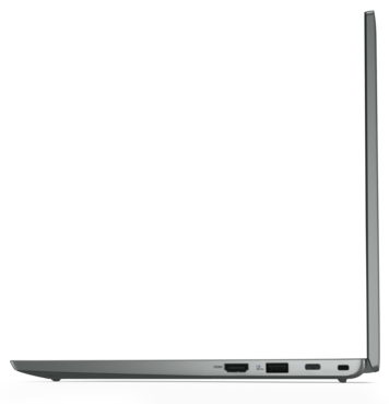 Lenovo ThinkPad L13 Gen 4 - porty - prawa strona. (Źródło obrazu: Lenovo)