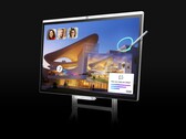 Model BenQ CP05 wygląda jak typowy wyświetlacz do pracy zespołowej przeznaczony do użytku biurowego, wyposażony w funkcję obsługi dotykowej i dostępny w rozmiarach 55 cali oraz 75 cali 