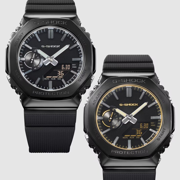 G-Shock GM-2100LXB-1A (po lewej) i GM-2100LXB-1A9 (po prawej)