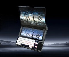 Krayzor pakuje ogromny dodatkowy wyświetlacz i mechaniczną klawiaturę w obudowę laptopa. (Źródło zdjęcia: Krayzor)