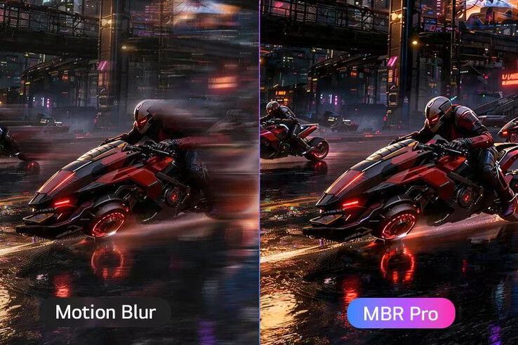 Funkcja Motion Blur Reduction Pro została zaprojektowana w celu zwiększenia ostrości szybko poruszających się obiektów oraz ułatwienia ich śledzenia podczas rozgrywki.