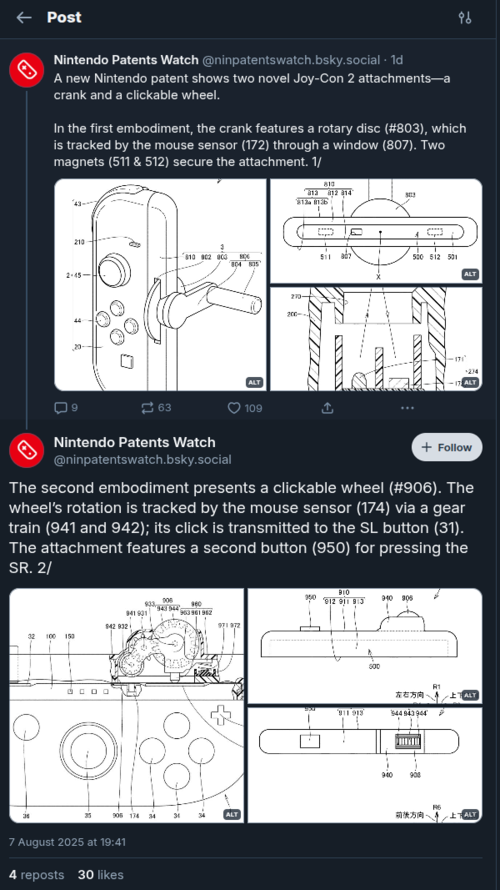 Korba Switch 2 prawdopodobnie trafi do gry wędkarskiej, jury nie jest jeszcze w stanie ocenić tego akcesorium (Źródło obrazu: Nintento Patent Watch via Bluesky)