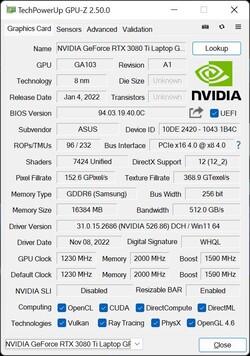 GPU-Z GeForce RTX 3080 Ti