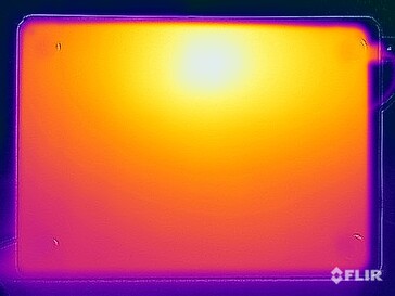 Test naprężenia temperatury powierzchni (dół)