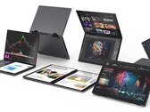 Gathertech Co. Deeku HL108D to dwukilogramowy laptop z dwoma 10,5-calowymi ekranami dotykowymi. (Źródło: Gathertech na Green Funding)