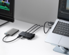 Nowy przełącznik KVM firmy Anker oferuje szereg portów USB-C i USB-A. (Źródło zdjęcia: Anker)