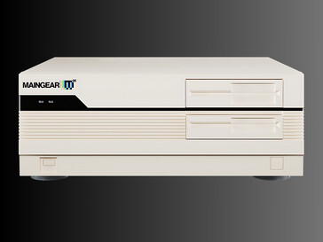 Wstępnie zbudowany komputer do gier Maingear Retro95 z przodu (źródło zdjęcia: Maingear PR)