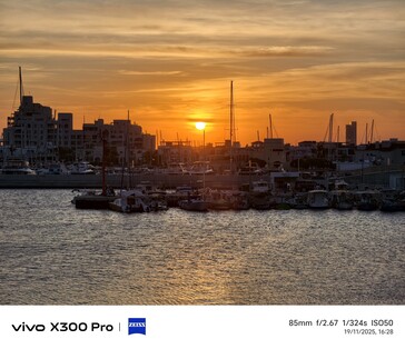 Domyślne ustawienie Vivo X300 Pro 85 mm.