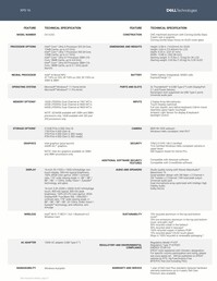 Dell XPS 16: Specyfikacja