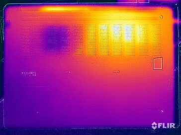 Test naprężeń temperatury powierzchni (spód)