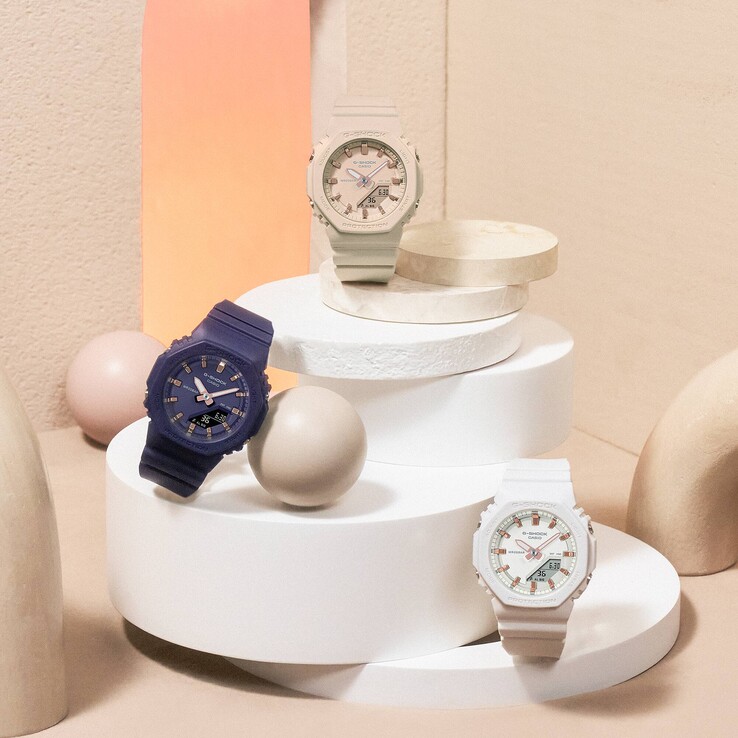 W drodze do Europy są trzy zegarki Casio z serii GMA-P2100M. (Źródło zdjęcia: Casio)