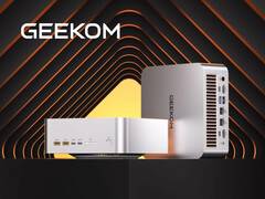 Geekom A9 Mega zawiera mały skaner linii papilarnych osadzony w przycisku zasilania. (Źródło zdjęcia: Geekom)