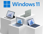 Nowo odkryta sztuczka obejścia konta lokalnego w systemie Windows 11 jest dość prosta i łatwa. Na zdjęciu: Laptopy z systemem Windows 11 (źródło obrazu: Microsoft - edytowane)