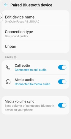 Typ połączenia Bluetooth kontroluje jakość połączenia dźwiękowego. (Źródło obrazu: Notebookcheck)