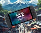 Switch 2 z japońskim tłem
