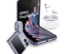 Oppo sprzedaje Find N2 Flip w kolorystyce Astral Black i Moonlit Purple. (Źródło obrazu: Oppo)