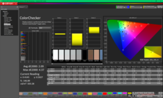 ColorChecker przed kalibracją (sRGB)