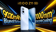 IQoo Z11 posiada potężną baterię o pojemności 9 020 mAh 