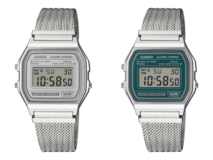 Casio A158-WEM-7 (po lewej) i Casio A158-WEM-3 (po prawej). (Źródło zdjęcia: Casio)