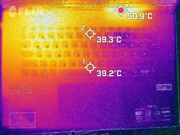 Najwyższe temperatury powierzchni (test warunków skrajnych)