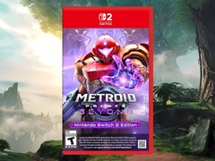 Metroid Prime 4: Beyond Switch 2 w pudełku (źródło zdjęcia: Amazon, Nintendo z poprawkami)