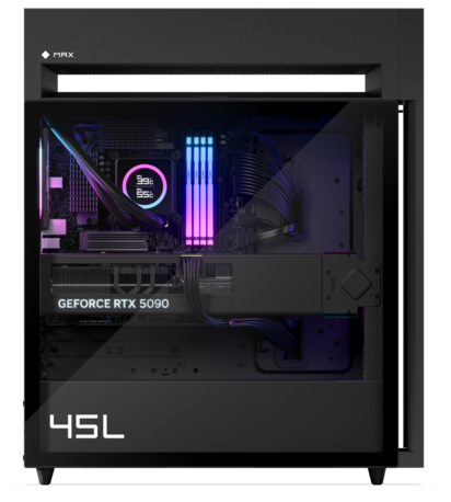 HP Omen Max 45L: elementy wewnętrzne. (Źródło obrazu: HP)