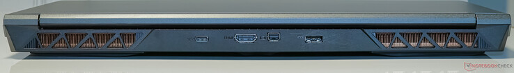 Tył: USB 3.2 Gen2 Type-C (wyjście zasilania), wyjście HDMI, wyjście mini-DisplayPort, wejście DC