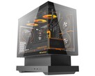 Czarny wariant obudowy mATX Floatron F1 w wersji Standard Edition. (Źródło zdjęcia: darkFlash)