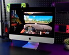 Rozgrywka w Forza Horizon 5 uruchomiona na komputerze iMac z 2019 r. Apple z systemem SteamOS, z nakładką FPS widoczną na ekranie. (Źródło obrazu: ETA PRIME na YouTube)