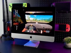 Rozgrywka w Forza Horizon 5 uruchomiona na komputerze iMac z 2019 r. Apple z systemem SteamOS, z nakładką FPS widoczną na ekranie. (Źródło obrazu: ETA PRIME na YouTube)