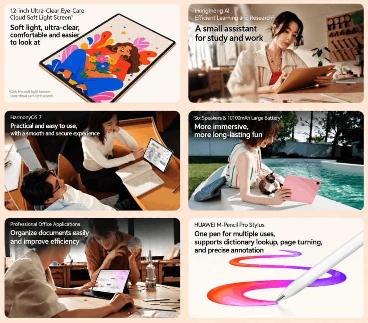 Najważniejsze cechy i parametry techniczne tabletu Huawei MatePad Air Z
