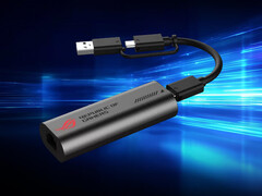 Adapter ROG USB-C10G jest dostępny w sprzedaży detalicznej w serwisie Amazon US w cenie 98,87 USD. Na zdjęciu: zdjęcie promocyjne adaptera Ethernet.