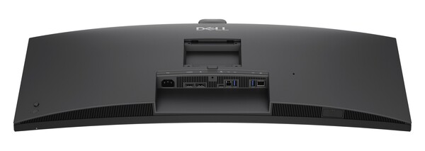 Monitor Dell Pro P 34 USB-C Hub Conferencing posiada wiele portów dzięki funkcji koncentratora.