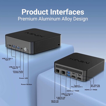 Thunderbolt 4 jest również dostępny (źródło obrazu: Minix)