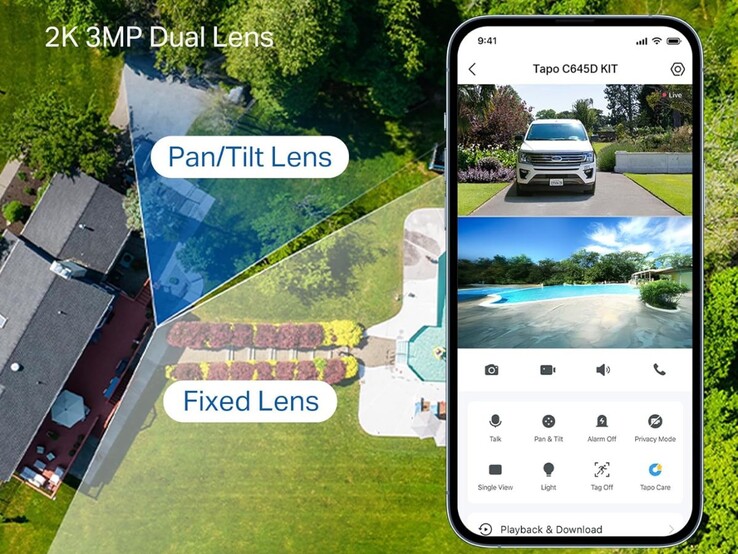 Kamera bezpieczeństwa TP-Link Tapo C645D. (Źródło obrazu: TP-Link)