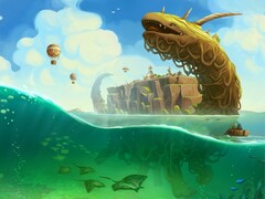 Oficjalny obraz z gry The Wandering Village. (Źródło obrazu: thewanderingvillage.com)