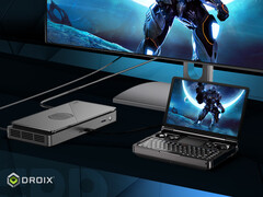 GPD Win Mini 2025 jest dostępny w czarnym i białym wykończeniu. (Źródło zdjęcia: GPD & Droix)